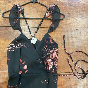 Japna Floral Wrap Maxi Dress